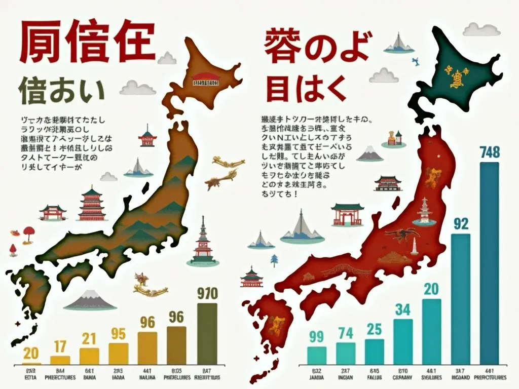 都道府県の面積ランキング